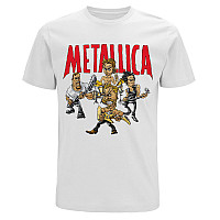 Metallica tričko, Load Chavez Cartoon White, pánské