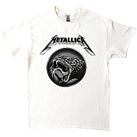 Metallica tričko, Black Album Poster White, pánské