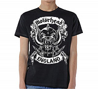 Motorhead tričko, Crossed Sword England Crest, pánské