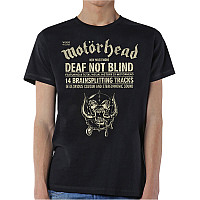 Motorhead tričko, Deaf Not Blind Black, pánské