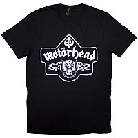 Motorhead tričko, 50 Years Ace Wings Emblem Black, pánské