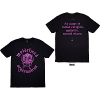 Motorhead tričko, Orgasmatron Lyric BP Black, pánské