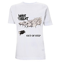 Minor Threat tričko, Out Of Step White, pánské