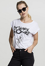 My Chemical Romance tričko, The Black Parade Cover White, dámské