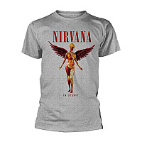 Nirvana tričko, In Utero Sport Grey, pánské