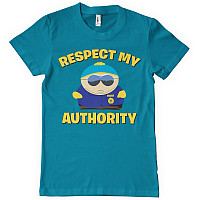 South Park tričko, Respect My Authority Tropical Blue, pánské