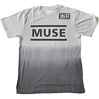 Muse tričko, Logo Dip Dye White, pánské