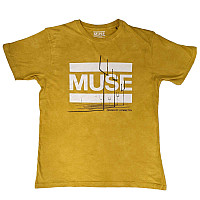 Muse tričko, Origin of Symmetry Dip Dye Yellow, pánské