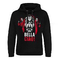 La Casa De Papel mikina, Bella Ciao! Hoodie Black, pánská