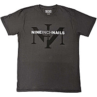Nine Inch Nails tričko, Icon & Logo Charcoal Grey, pánské