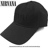 Nirvana kšiltovka, Text Logo Black