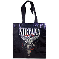 Nirvana nákupní taška Eco PES 40x38x15 cm/120g, In Utero Black