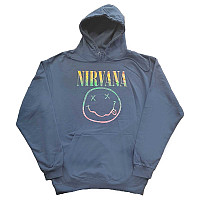 Nirvana mikina, Sorbet Ray Smiley Turquoise Blue, pánská