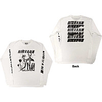 Nirvana tričko dlouhý rukáv, Incesticide BP White, pánské