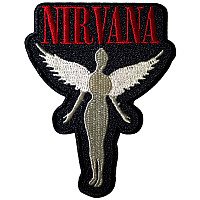Nirvana tkaná nažehlovačka PES 88 x 68 mm, In Utero Cut-Out