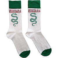 Nirvana ponožky, Serve The Servants White, unisex - velikost 7 až 11 (41 až 45)