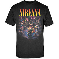 Nirvana tričko, Unplugged Photo Black, pánské