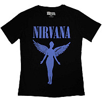 Nirvana tričko, Angelic Blue Mono Black, dámské