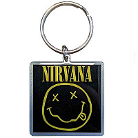 Nirvana klíčenka 42 x 42 mm, Happy Face