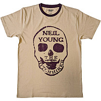 Neil Young tričko, Hitchhiker Ringer Natural, pánské