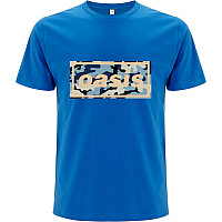 Oasis tričko, Camo Logo Blue, pánské