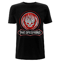 The Offspring tričko, Distressed Skull Black, pánské