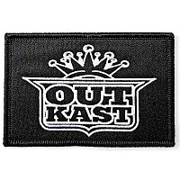 Outkast tkaná nažehlovačka PES 100 x 40 mm, Imperial Crown Logo