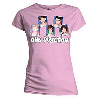 One Direction tričko, Polaroid Pink, dámské