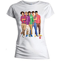 One Direction tričko, Standing Colour White, dámské