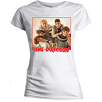One Direction tričko, Band Red Border, dámské