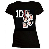 One Direction tričko, Photo Stack Black, dámské