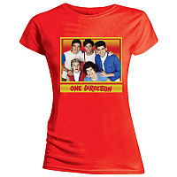 One Direction tričko, Cool Red Skinny Red, dámské