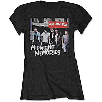One Direction tričko, Midnight Memories Black, dámské