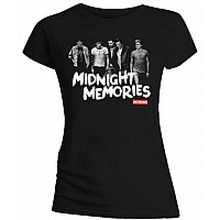 One Direction tričko, Midnight Memories Black and White, dámské