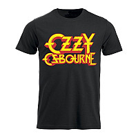 Ozzy Osbourne tričko, Ozzy Yellow Logo Black, pánské