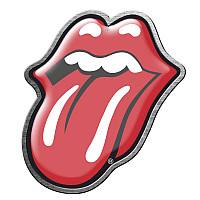 Rolling Stones odznak 40 x 30 mm, Tongue Red