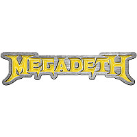 Megadeth odznak 45 x 12 mm, Logo Yellow