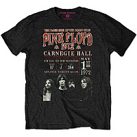 Pink Floyd tričko, Carnegie ´72 Black, pánské