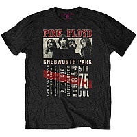 Pink Floyd tričko, Knebworth '75 Eco Friendly Black, pánské