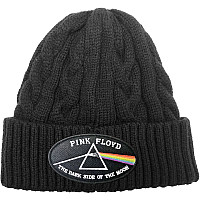Pink Floyd zimní kulich, DSOTM Black Border Cable Knit