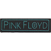 Pink Floyd tkaná nažehlovačka PES 30x125 mm, Division Bell Text Logo