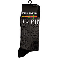 Pink Floyd ponožky, Later Years Charcoal Grey, unisex - velikost 7 až 11 (41 až 45)