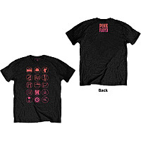 Pink Floyd tričko, Symbols BP Black, pánské