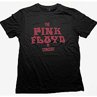 Pink Floyd tričko, In Concert Hi-Build Black, pánské