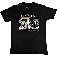 Pink Floyd tričko, Band Photo & 50th Logo Black, pánské