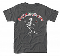 Social Distortion tričko, Skelly Logo Grey, pánské