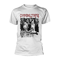 Cannibal Corpse tričko, Butchered At Birth White, pánské