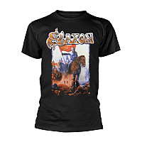 Saxon tričko, Crusader Black, pánské