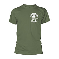 Black Label Society tričko, Skull Logo Pocket Olive, pánské