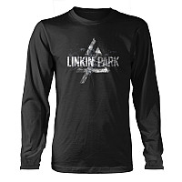 Linkin Park tričko dlouhý rukáv, Smoke Logo Black, pánské